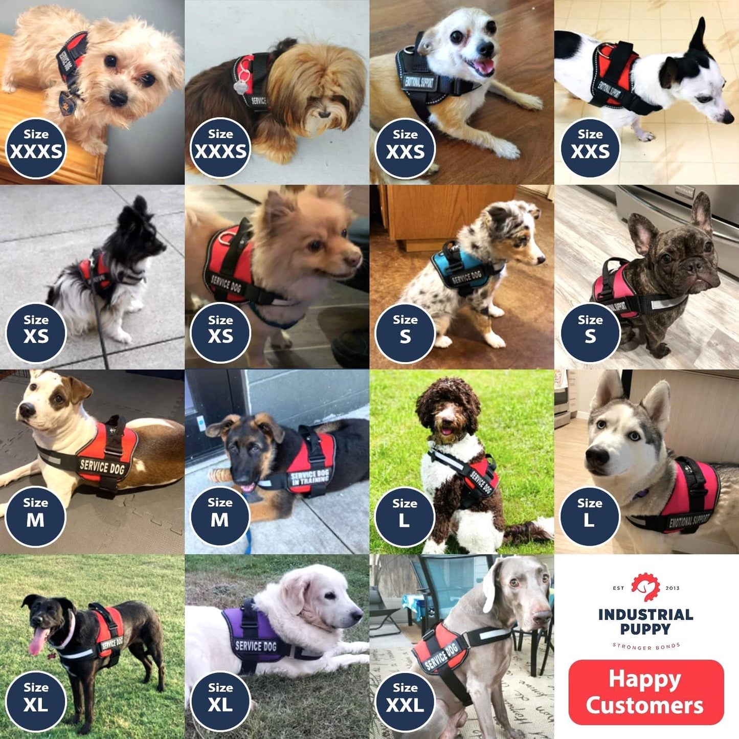 Emotional Support Vest Harness with Hook