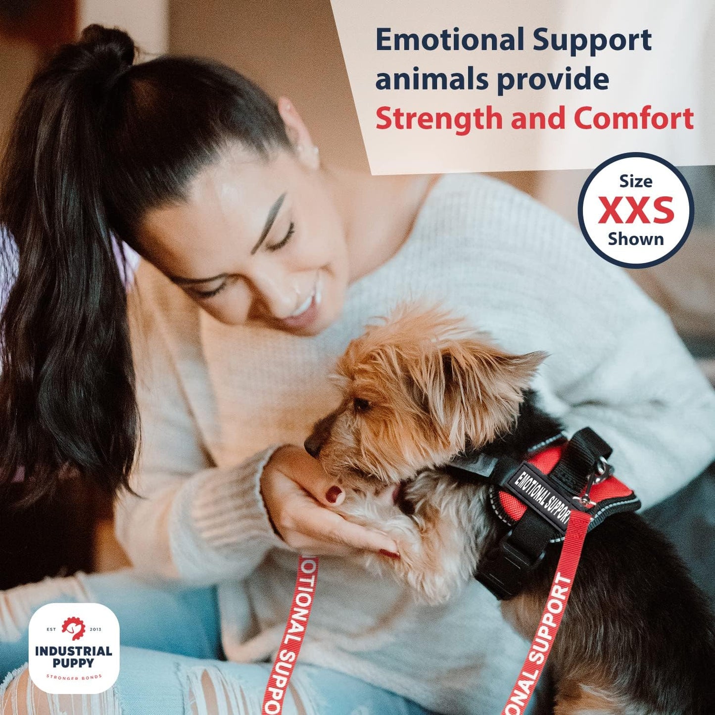 Emotional Support Vest Harness with Hook