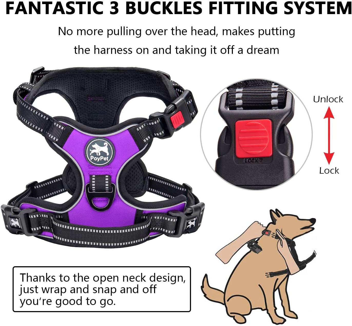 No Pull Dog Harness