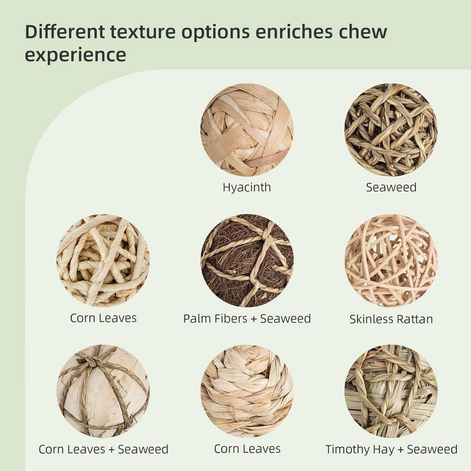 Small Animal Activity & Chew Balls – Fun Rolling Toys for Rabbits, Guinea Pigs, and Chinchillas