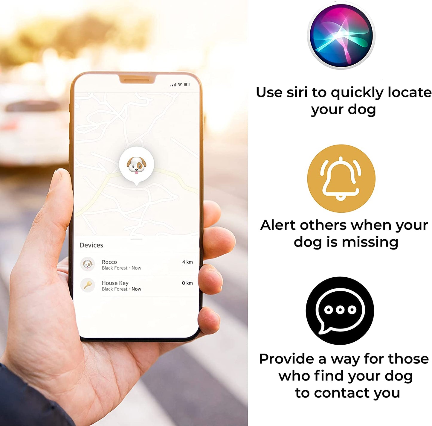 Durable Airtag Dog Collar Holder – Secure & Protective Tracker Case for Dogs & Cats Using Apple Airtag Technology