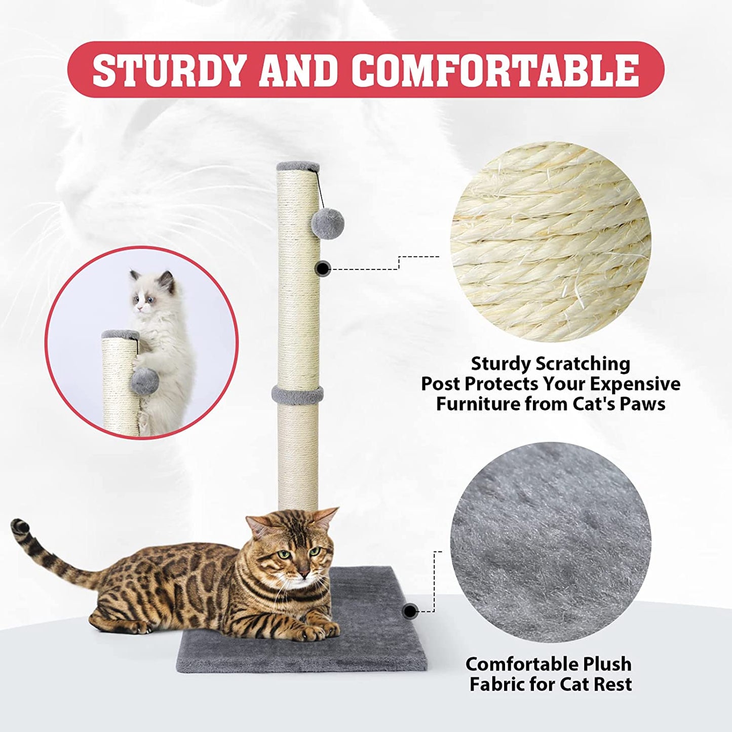 Tall Cat Scratching Post
