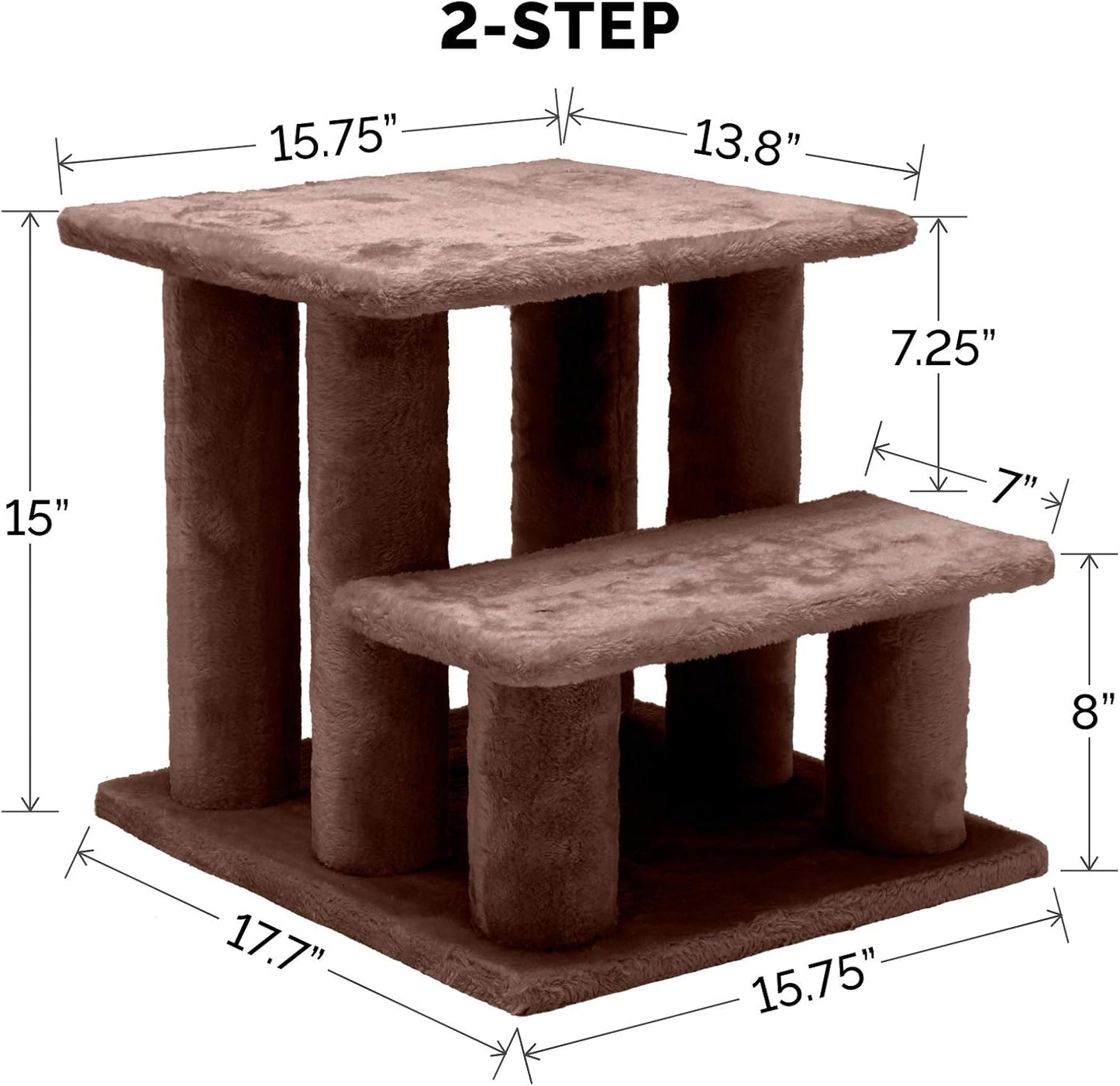 Steady Paws Multi-Step Pet Stairs