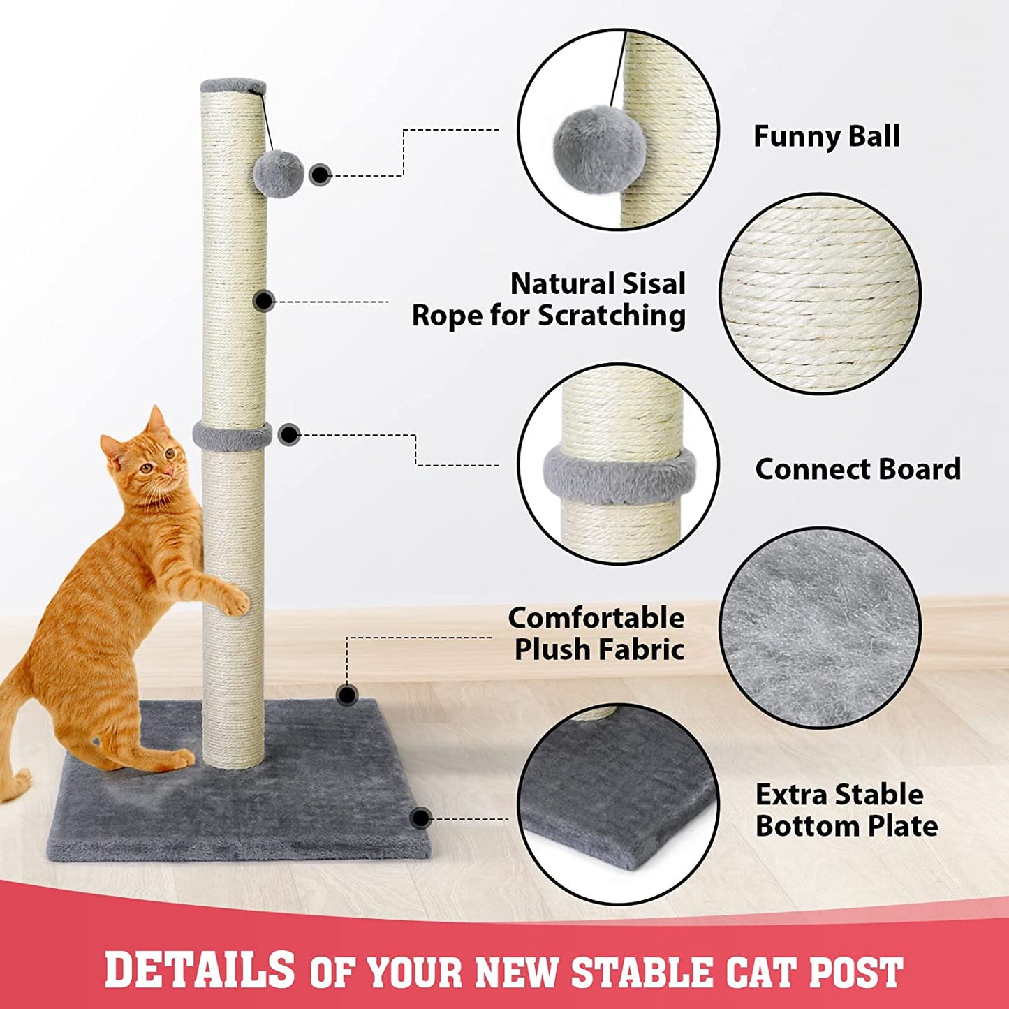 Tall Cat Scratching Post