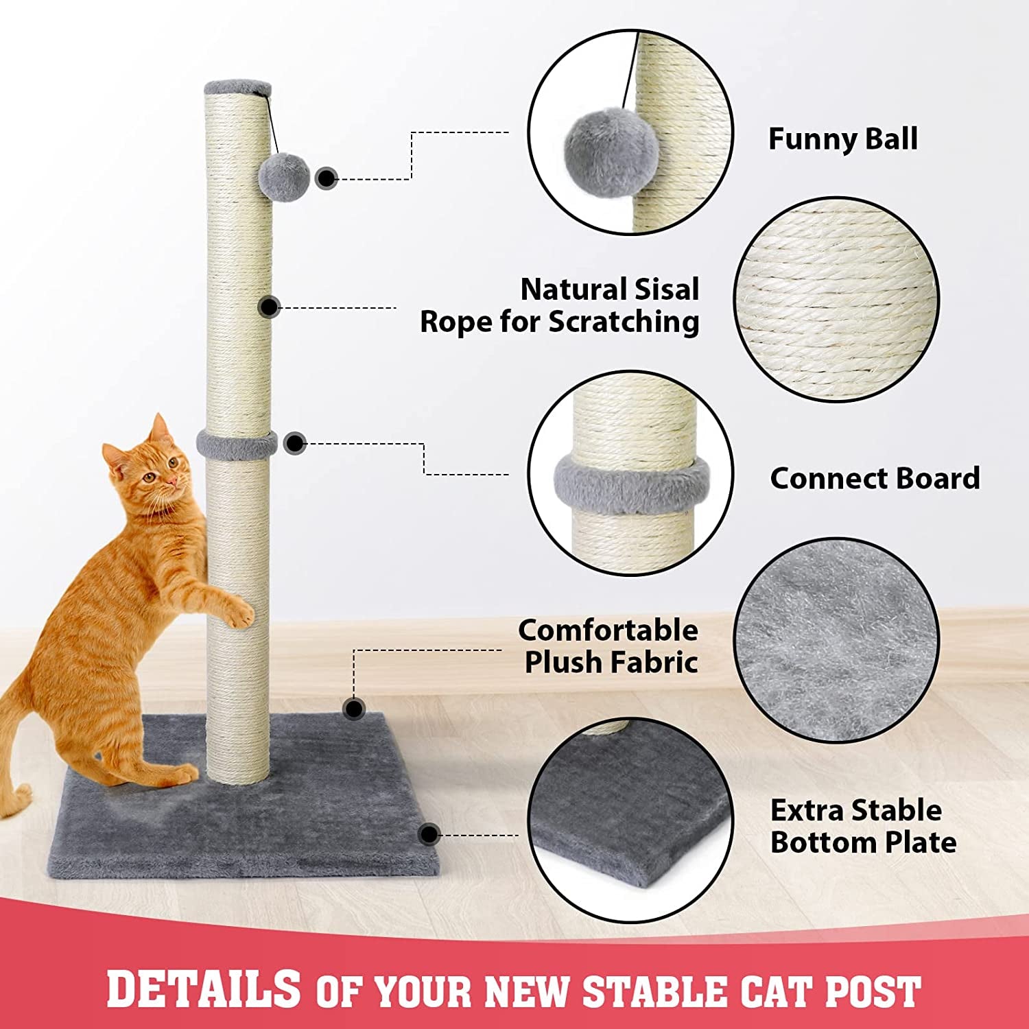 Tall Cat Scratching Post