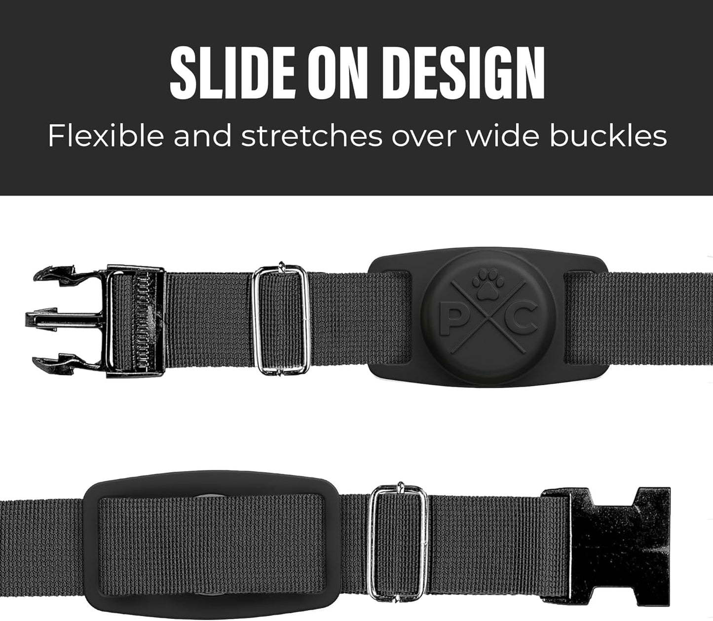 Durable Airtag Dog Collar Holder – Secure & Protective Tracker Case for Dogs & Cats Using Apple Airtag Technology
